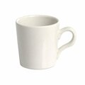 Tuxton China Nevada 2.13 in. Wide Rim Rolled Edge Espresso Cup - Eggshell - 3 Dozen TRE-028